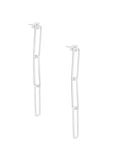 ZENZII TRIPLE PAPERCLIP DROP EARRING